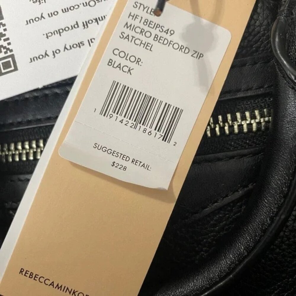 Rebecca Minkoff Micro Bedford Zip Satchel - Picture 4 of 7